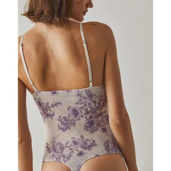 NWT - L - FREE PEOPLE Night Rhythm - Body Suit Corset - Ivory Combo - Picture 3 of 5